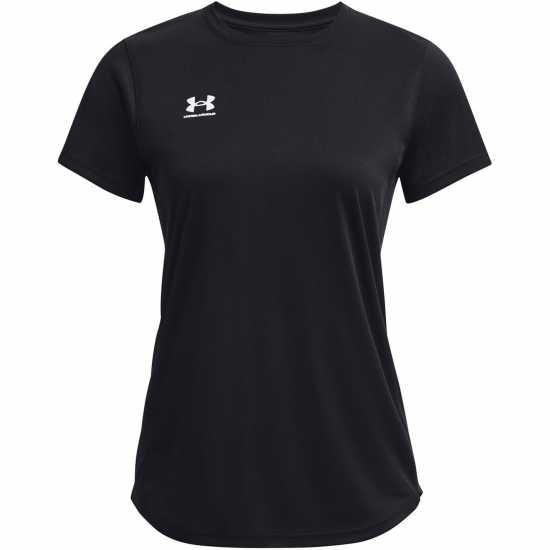 Under Armour Challenger Training T-Shirt Womens Черно/Бяло Under Armour Challenger Training T-Shirt Womens Черно/Бяло