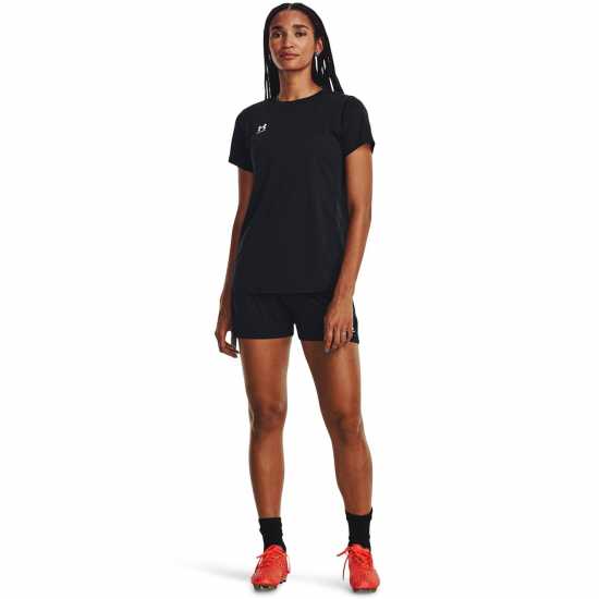 Under Armour Challenger Training T-Shirt Womens Черно/Бяло Under Armour Challenger Training T-Shirt Womens Черно/Бяло