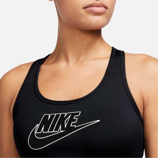 Nike Swoosh Women's Medium-Support Logo Padded Bra  Спортни сутиени