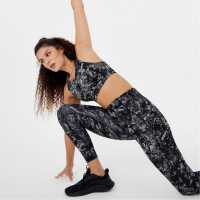 Usa Pro Core Racer Back Sports Bra Womens Текстуриран цветен Спортни сутиени