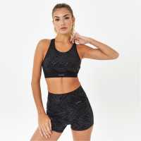 Usa Pro Core Racer Back Sports Bra Geo Gloss Спортни сутиени