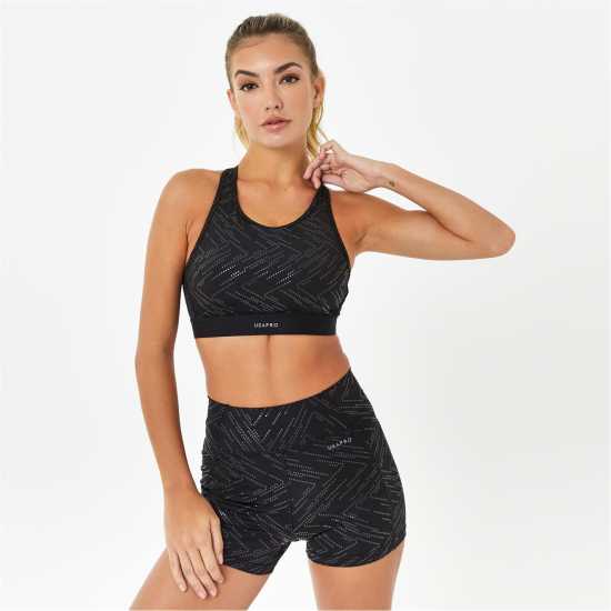 Usa Pro Core Racer Back Sports Bra Womens Гео Глос Спортни сутиени