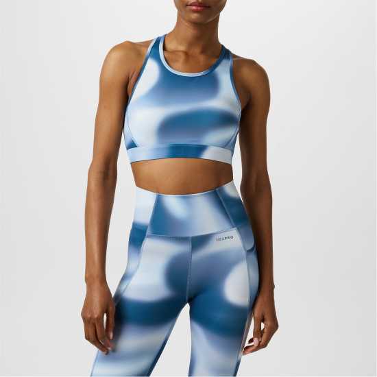 Usa Pro Core Racer Back Sports Bra Womens Вихрен Омбре Спортни сутиени
