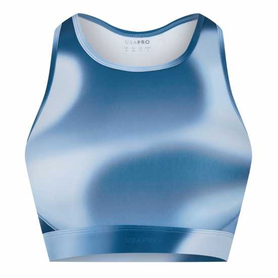 Usa Pro Core Racer Back Sports Bra Womens Вихрен Омбре Спортни сутиени