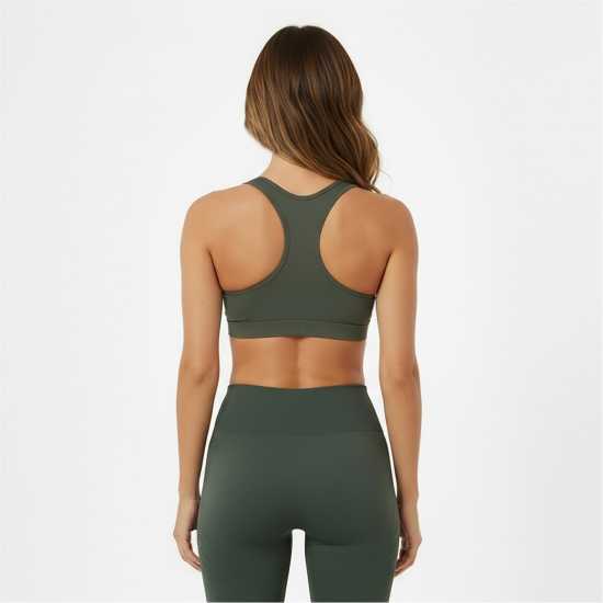 Usa Pro Дамски Спортен Сутиен Core Racer Back Sports Bra Ladies Хаки 