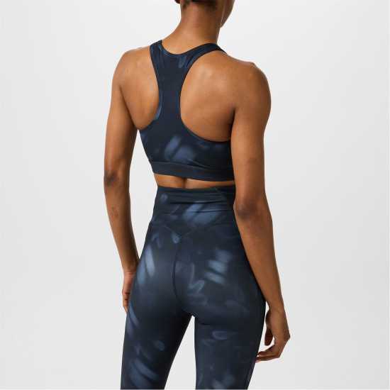 Usa Pro Core Racer Back Sports Bra Womens Размазан цветен Спортни сутиени