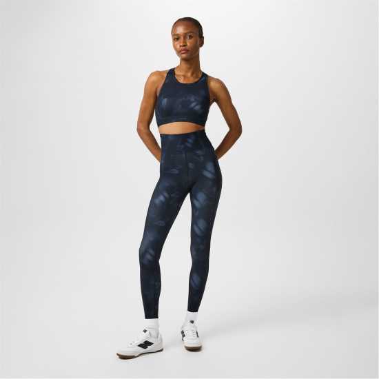 Usa Pro Core Racer Back Sports Bra Womens Размазан цветен Спортни сутиени