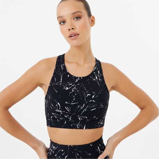 Usa Pro Core Racer Back Sports Bra Womens Оцветена листо Спортни сутиени