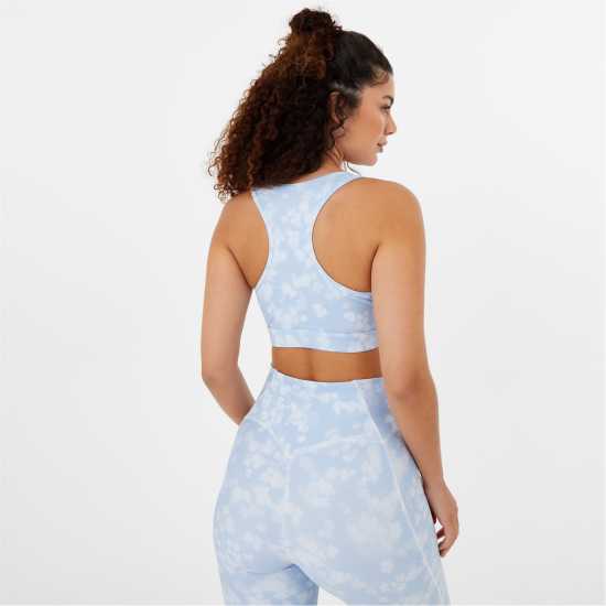 Usa Pro Core Racer Back Sports Bra Womens Водни цветове Спортни сутиени