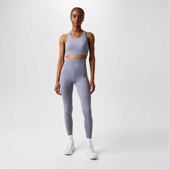 Usa Pro Core Racer Back Sports Bra Womens Сребърна куршума Спортни сутиени