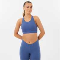 Usa Pro Core Racer Back Sports Bra Bijou Blue Спортни сутиени