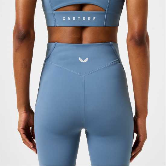 Castore Castore Sportswear Active Elite Leggings Womens Carolina Дамски клинове за фитнес