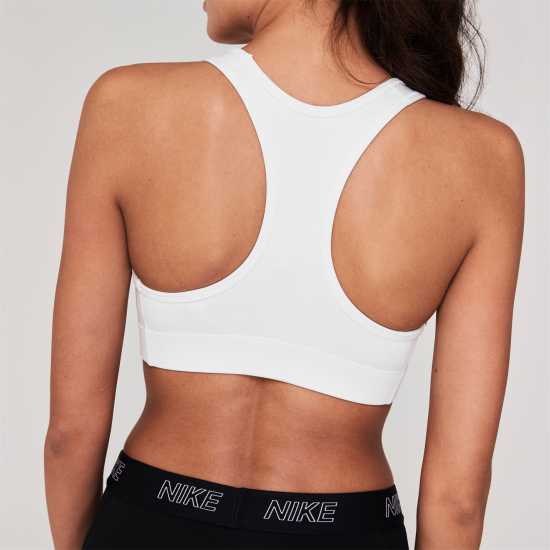 Nike Pro Swoosh Medium-Support Sports Bra Womens White Дамски долни дрехи