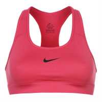Nike Pro Swoosh Medium-Support Sports Bra Womens Pink Дамски долни дрехи