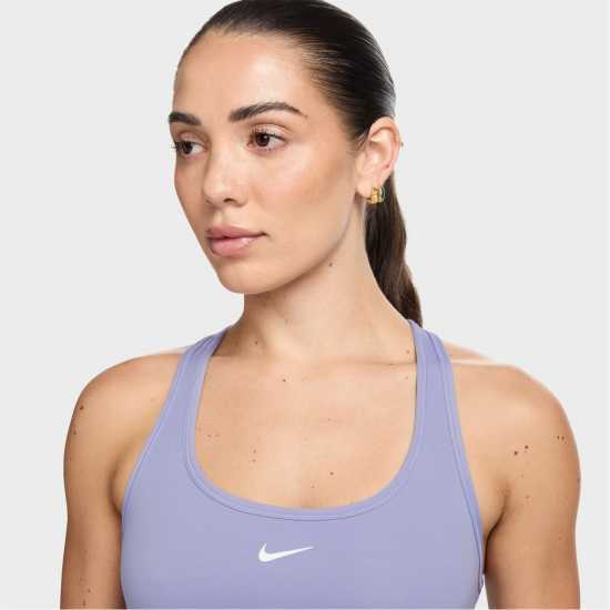 Nike Pro Swoosh Medium-Support Sports Bra Womens Lilac 