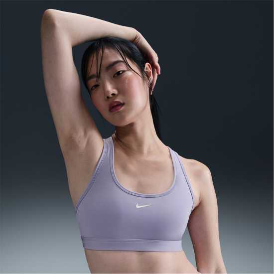 Nike Pro Swoosh Medium-Support Sports Bra Womens Lilac 