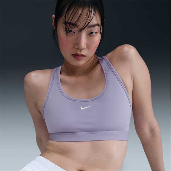 Nike Pro Swoosh Medium-Support Sports Bra Womens Lilac 