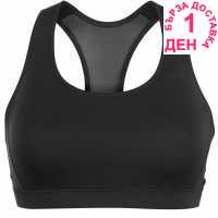 Adidas Racer Back Sports Bra Womens Black Спортни сутиени