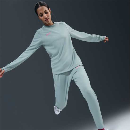 Nike Dri-Fit Academy Football Drill Top Womens Сиво/Розово Дамски горнища с цип