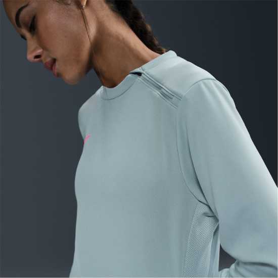 Nike Dri-Fit Academy Football Drill Top Womens Сиво/Розово Дамски горнища с цип