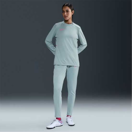 Nike Dri-Fit Academy Football Drill Top Womens Сиво/Розово Дамски горнища с цип