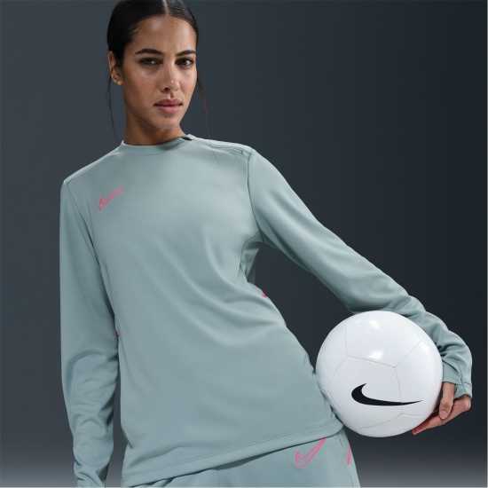Nike Dri-Fit Academy Football Drill Top Womens Сиво/Розово Дамски горнища с цип
