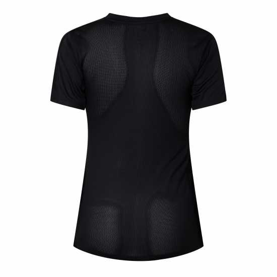 Nike Dri-Fit Academy Short-Sleeve Football Top Womens Black/Gold Дамски тениски и фланелки