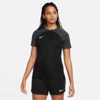 Nike Dri-FIT Strike Women's Short-Sleeve Top Black/Grey Дамски тениски и фланелки