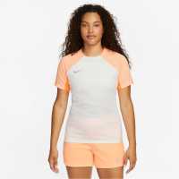 Nike Dri-FIT Strike Women's Short-Sleeve Top Sail/Orange Дамски тениски и фланелки