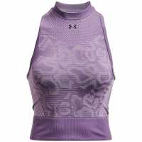 Under Armour Sleeveless Crop Vest Womens Purple Атлетика