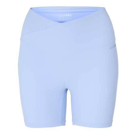 Usa Pro Usa Wrap Front Short Womens Brunera Blue 