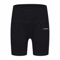 La Gear Seamless Zip Short Womens Black 