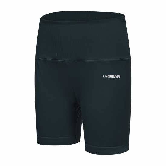 La Gear Seamless Zip Short Womens Forest Green 