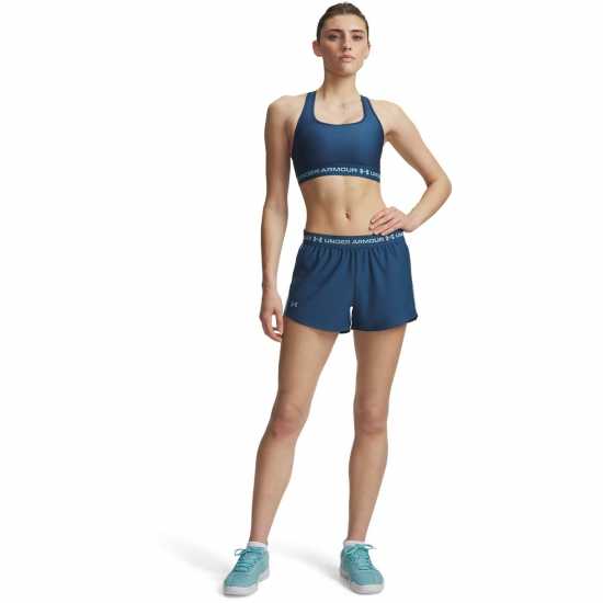 Under Armour Play Up Shorts Women's Wham Blue 