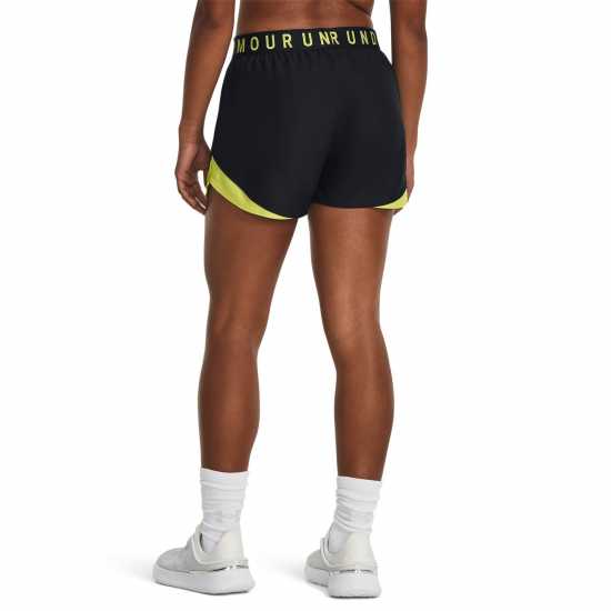Under Armour Дамски Шорти Play Up 2 Shorts Ladies Black/Yellow Дамски клинове за фитнес