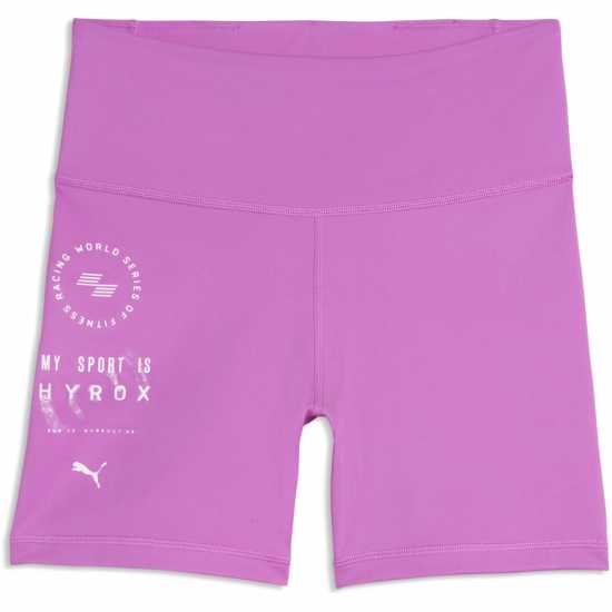 Puma Womens  Hyrox Essentials Short Tights Electric Orchid 