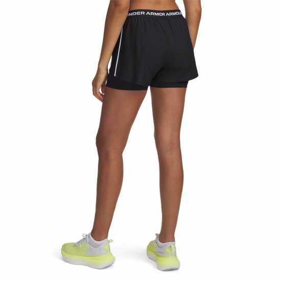 Under Armour Дамски Шорти 2In1 Shorts Ladies Black - Дамски клинове за фитнес