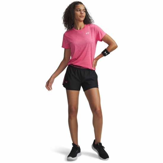 Under Armour Tech™ Play Up 2-In-1 Shorts Women Black/Pink 