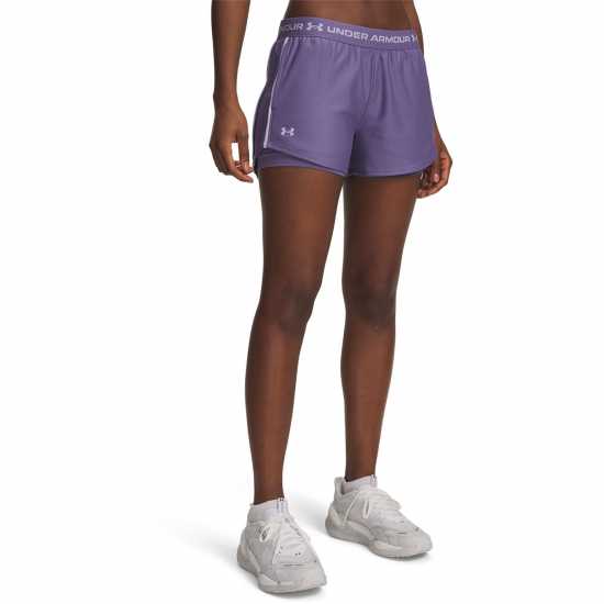 Under Armour Tech™ Play Up 2-In-1 Shorts Women Purple Luxe 