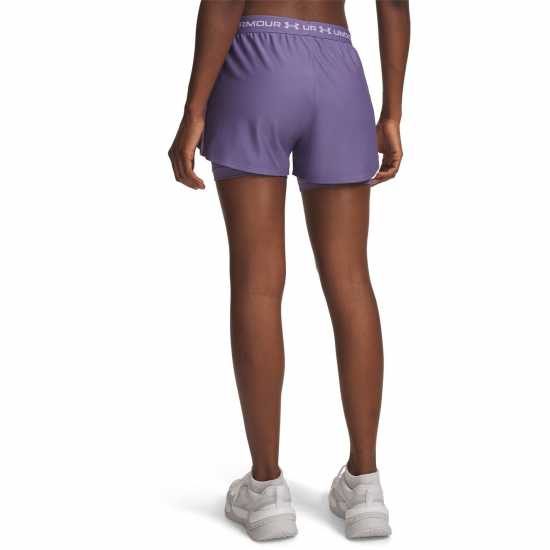 Under Armour Tech™ Play Up 2-In-1 Shorts Women Purple Luxe 