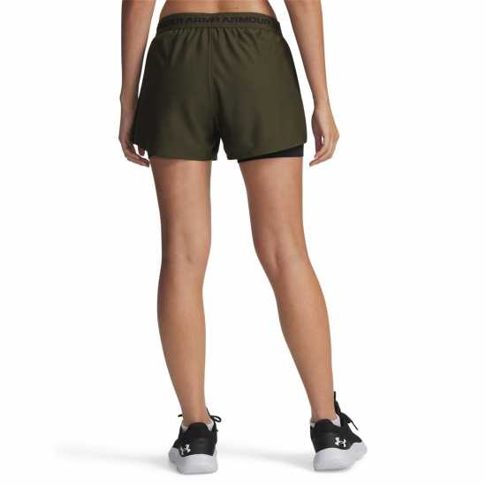 Under Armour Tech™ Play Up 2-In-1 Shorts Women Експед Зелен 