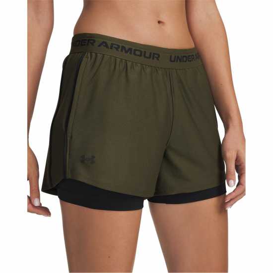 Under Armour Tech™ Play Up 2-In-1 Shorts Women Експед Зелен 