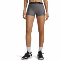 Under Armour Women's Heatgear Performance Gym Shorts Charcoal/Black 
