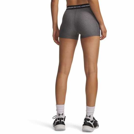 Under Armour Women's Heatgear Performance Gym Shorts Charcoal/Black 