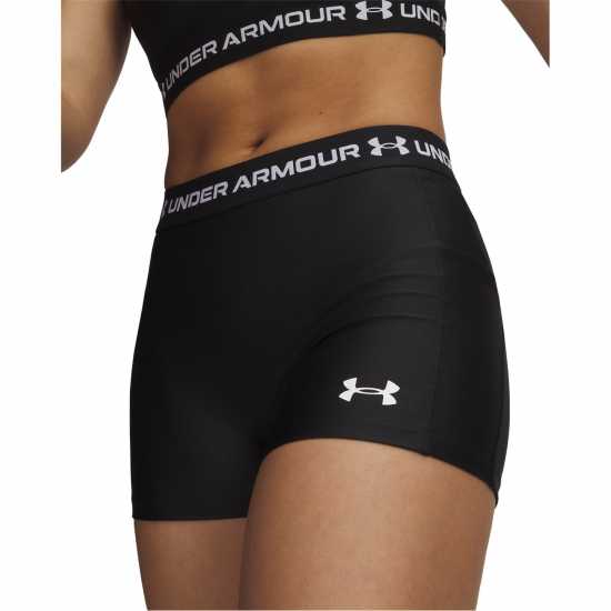 Under Armour Women's Heatgear Performance Gym Shorts Black 