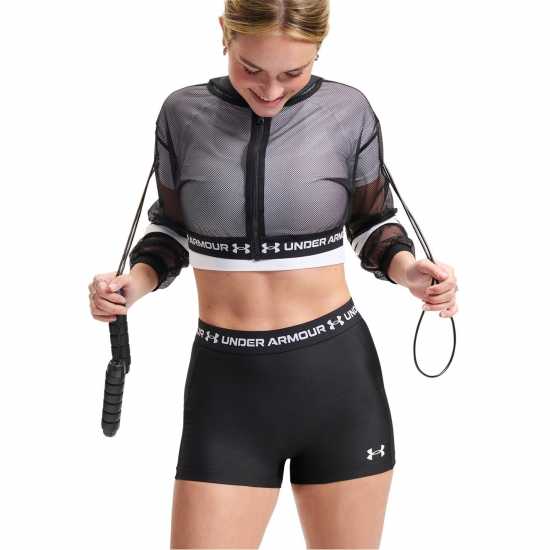 Under Armour Women's Heatgear Performance Gym Shorts Black 