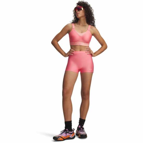 Under Armour Women's Heatgear Performance Gym Shorts Pink/Posh Pink 