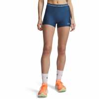 Under Armour Women's Heatgear Performance Gym Shorts Blue/Blue Haze 