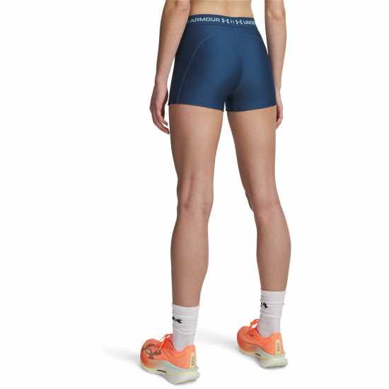 Under Armour Women's Heatgear Performance Gym Shorts Blue/Blue Haze 