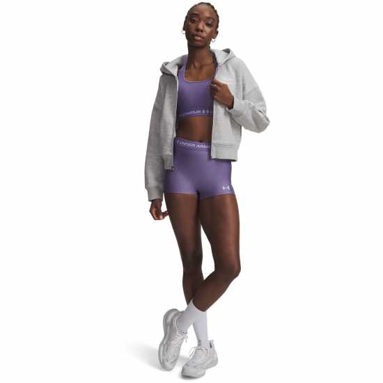 Under Armour Women's Heatgear Performance Gym Shorts Purple Luxe 